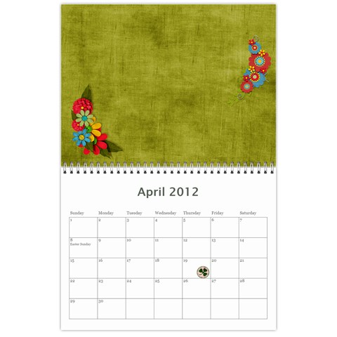 Calander 2011 By Amanda Apr 2012