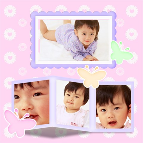 Pretty Lucille Little Girl 12 X 12 Quick Pages By Happylemon 12 x12  Scrapbook Page - 2