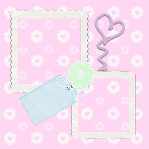 Pretty Lucille Little Girl 12 X 12 Quick Pages By Happylemon 12 x12  Scrapbook Page - 11