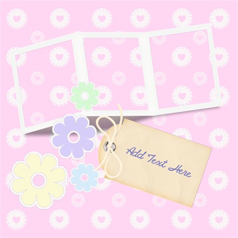 Pretty Lucille Little Girl 12 X 12 Quick Pages By Happylemon 12 x12  Scrapbook Page - 14