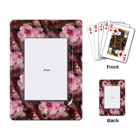 Blossom Vintage Playing Cards By Catvinnat Back