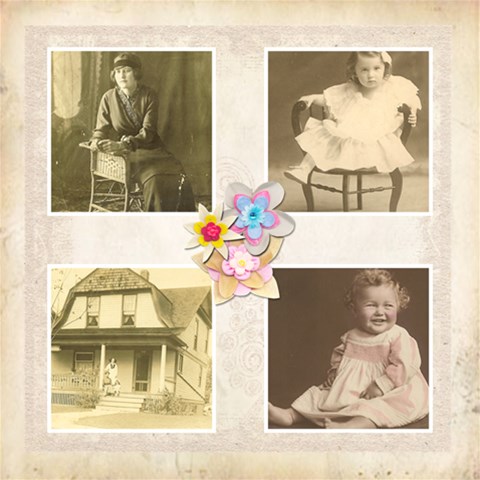 Flora All Occasion 12 X 12 Classic Scrapbook Pages By Catvinnat 12 x12  Scrapbook Page - 10