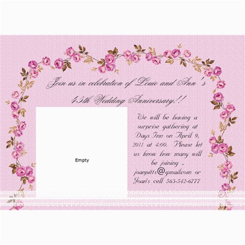 Mom By Joan 7 x5  Photo Card - 7