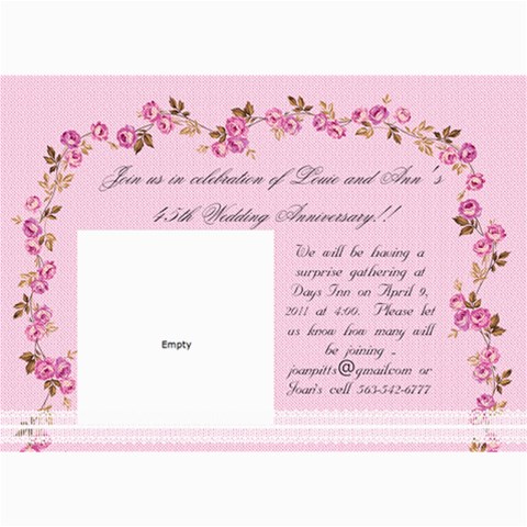 Mom By Joan 7 x5  Photo Card - 10