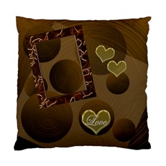 Love 19 Gold Circles Custom Cushion Case (5 styles) - Standard Cushion Case (One Side) Love 19 Gold Circles Custom Cushion Case (5 styles) - Standard Cushion Case (One Side)