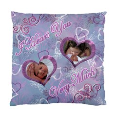 I Heart You blue swirls double sided cushion case (5 styles) - Standard Cushion Case (Two Sides) I Heart You blue swirls double sided cushion case (5 styles) - Standard Cushion Case (Two Sides)