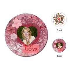 Love - Playing Cards Single Design (Round) Love - Playing Cards Single Design (Round)