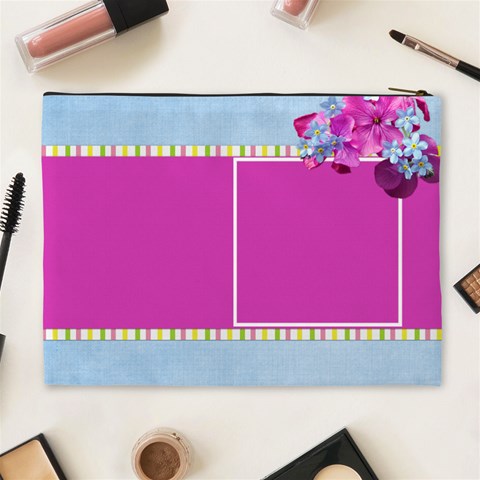 Eggzactly Spring Xl Cosmetic Bag 2 By Lisa Minor Back