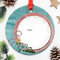 Holiday-Christmas, Round Ornament (Two Sides)