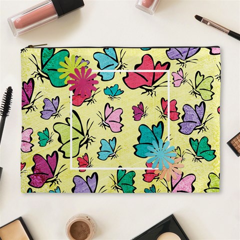 Picadilly Summer Xl Cosmetic Bag 1 By Lisa Minor Front