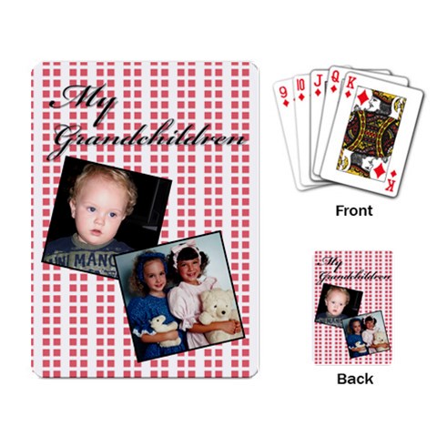 My Grandchildren Playing Cards By Deborah Back