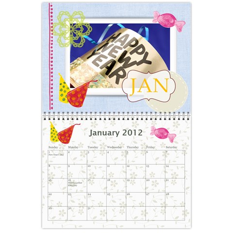 Calendar By Design001 Jan 2012