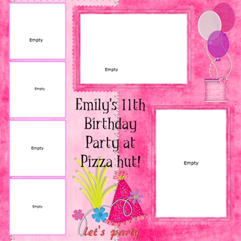 Scrap 2 By Donna Lenard 12 x12 Scrapbook Page - 3 Scrap 2 By Donna Lenard 12 x12 Scrapbook Page - 3