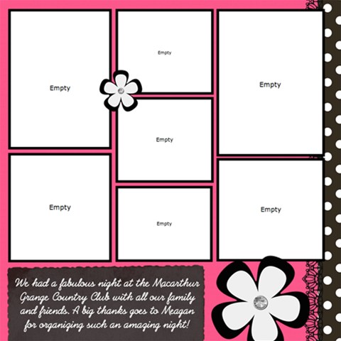 Scrap 2 By Donna Lenard 12 x12 Scrapbook Page - 34 Scrap 2 By Donna Lenard 12 x12 Scrapbook Page - 34