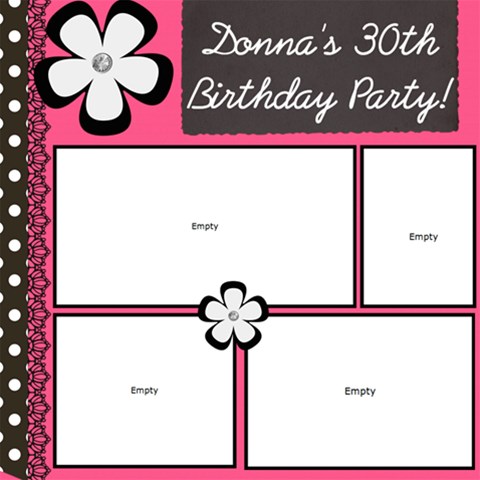 Scrap 2 By Donna Lenard 12 x12 Scrapbook Page - 35 Scrap 2 By Donna Lenard 12 x12 Scrapbook Page - 35
