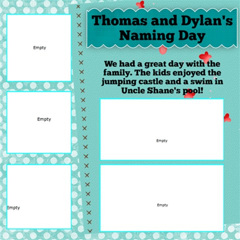 Scrap 2 By Donna Lenard 12 x12  Scrapbook Page - 37