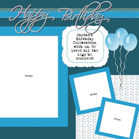 Scrap 2 By Donna Lenard 12 x12  Scrapbook Page - 7