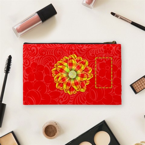 Celebrate In The Sun Medium Cosmetic Bag 1 By Lisa Minor Back