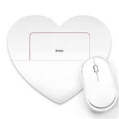 Love xoxo Heart Mousepad