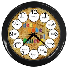 wall clock - Wall Clock (Black)