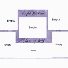 Kayla announcement 2011 - 5  x 7  Photo Cards