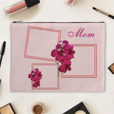 Mom Cosmetic Bag (xl) By Elena Petrova Front