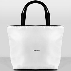 weathered cityscape bucket bag