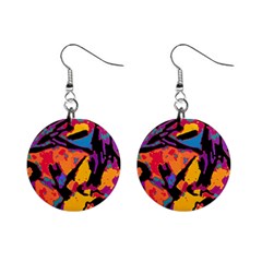 Carnival Earring by PiCassieO - Mini Button Earrings