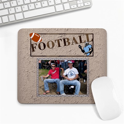 Football Large Mousepad By Lil Front
