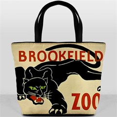 zoo poster bucket bag