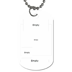 season greeting - Dog Tag (One Side)