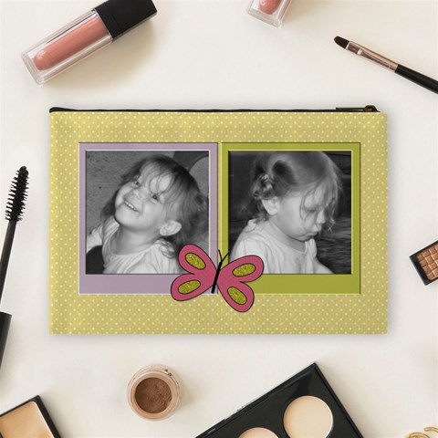 Lg Spring Cosmetic Bag By Martha Meier Back