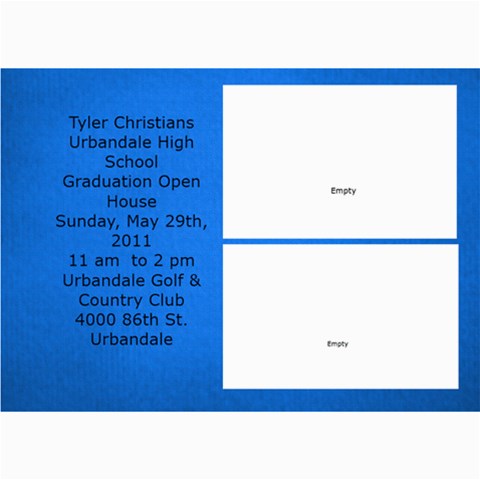 Open House By Noreen Christians 7 x5  Photo Card - 70