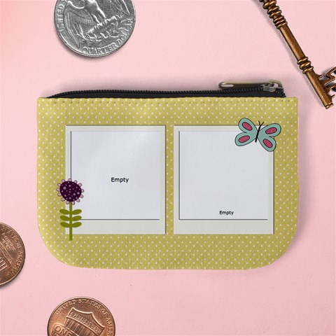 Spring Coin Purse By Martha Meier Back
