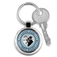 Love You Round Key Chain - Key Chain (Round) Love You Round Key Chain - Key Chain (Round)