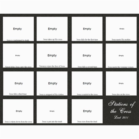 Stations Of The Cross By Jen 10 x8  Print - 4