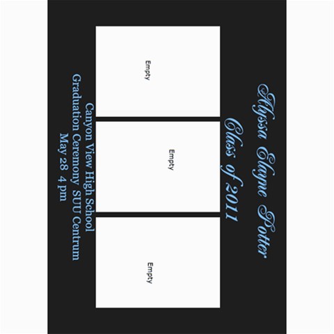 Alyssa Graduation Announcement By Susan Potter 7 x5  Photo Card - 2
