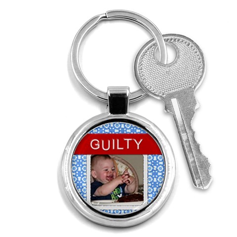 Guilty Round Key Chain By Lil Front