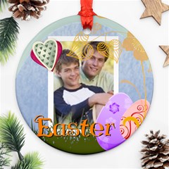 hapy easer - Ornament (Round)