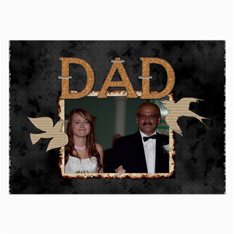Dad Large Glasses Cloth (i Sided) By Lil Front
