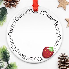 Berry cute - Ornament (Round)