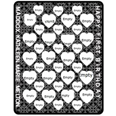 maddox bday - 60  x 50  Fleece Blanket (Medium)