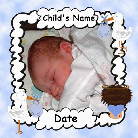 My Little Angel Boy 8x8 By Chere s Creations 8 x8  Scrapbook Page - 3