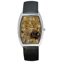 I Heart You Gold Love Oval1 Custom Barrel Watch