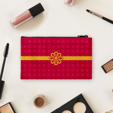 Summers Burst Small Cosmetic Bag 1 By Lisa Minor Back