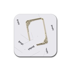 Rose gold2 square rubber coaster - Rubber Coaster (Square) Rose gold2 square rubber coaster - Rubber Coaster (Square)