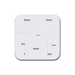 Neutral2 square rubber coaster - Rubber Coaster (Square) Neutral2 square rubber coaster - Rubber Coaster (Square)