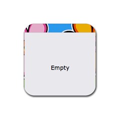Little girl coaster - Rubber Coaster (Square) Little girl coaster - Rubber Coaster (Square)