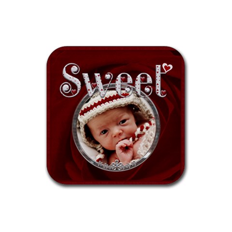 Sweet Square Coaster By Lil Front