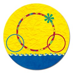 Summers Burst Round Magnet 1